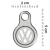 Chaveiro Personalizado Logo Volkswagen Giratório Compacto na internet