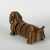 Cachorro Personagem Articulado Daschshund Salsicha Marrom - loja online