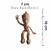 Boneco Articulado Groot Marvel Guardiões da Galáxia Kit3D na internet
