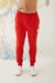 CALÇA MOLETOM PLAQUINHA VERMELHA - comprar online