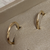 Torcidinhas com Diamantes - Par de Alianças Torcidinhas em Ouro 18k e Diamantes na internet