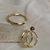 Torcidinhas Lisas - Par de Alianças Torcidinhas em Ouro 18k - loja online