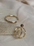 Torcidinhas Lisas - Par de Alianças Torcidinhas em Ouro 18k - MS JOIAS 