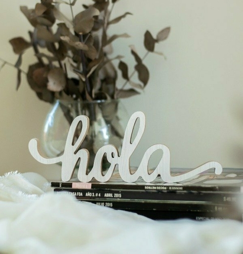 Palabra Hola Cursiva - comprar online