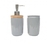 Set Baño Ceramico y Madera