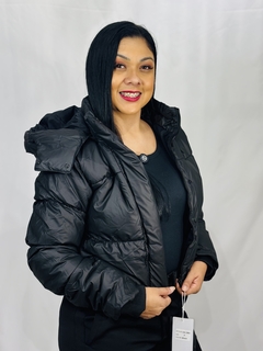 Jaqueta puff preto fosco tamanho P - comprar online