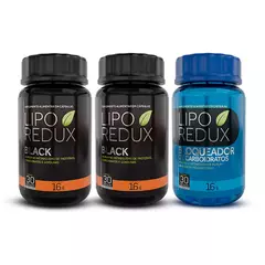 LipoRedux - 2 Black + 1 Bloqueador de Carboidratos
