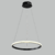 Simp m - colgante led 24w negro 40cm de diámetro cálido - tienda online