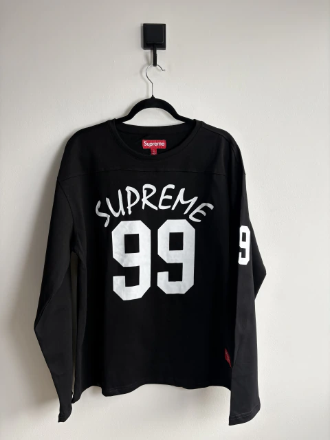 Camiseta Supreme 99 L/S Football Top Black