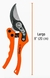 Tijera de poda Truper acero especial corte diametro 19 mm largo 20 cm - comprar online