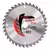 Disco de Serra 185mm Para Madeira 36 dentes / 7327855 - MTX