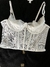 Corset cleopatra blanco - Sensoria lenceria