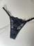 Tanga regulable negra