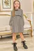 Vestido Manga Longa Tweed Preto e Branco kukie - comprar online