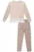 BLUSAO MOLETOM BABADO ML E LEGGING ROSA CLARO KUKIE - comprar online