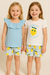 Conjunto Bata e Shorts 3 peças Toddler Carter’s look Menina