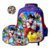 Kit 3 Em 1 Mochila Lancheira Estojo Minnie Mouse Disney - comprar online