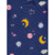 Pijama malha algodão longo infantil 4 peças Menina Sol Lua - Koltrim Kids