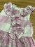 Imagem do Vestido Arrumadinho Festa Calvin Klein Lilas Branco Laços ck