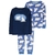 Pijama 3 pecas Plush Algodao Calça Cartrs Menino Azul na internet