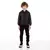 CASACO MENINO INFANTIL PRETO DUPLA FACE PUFFER OLIVER