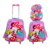 Mochila Infantil Carrinho Bolso Stitch Menina Rosa Importada na internet