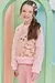 Conjunto blusa sherpa pêlo legging veludo kukie rosa - Koltrim Kids