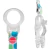 Prendedor para Chupeta Buba Baby 3+ meses, shapes, sortido - loja online