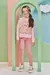 Conjunto blusa sherpa pêlo legging veludo kukie rosa na internet