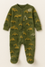 Macacão Pijama para Bebê Verde Trator Plush/ Fleece Pezinho - comprar online