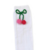 Meia Infantil Cantarola 3/4 Bota 7 leguas Branca Cereja - comprar online
