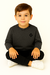 Blusa Moletom Flanelado Gola careca Basico LucBoo - Koltrim Kids