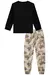 Conjunto Camiseta Preta Calca Tectel Camuflada LucBoo na internet