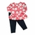 Conjunto Dupla Blusa Fleece Soft Legging Jeans Menina Carter na internet
