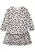 VESTIDO MANGA LONGA TULE CREPE FLUIDO KUKIE