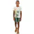 CONJUNTO INFANTIL CAMISETA COQUEIROS E BERMUDA LISA OLIVER na internet