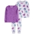 Pijama 3 pecas Plush Algodao Calça Cartrs Menina Lilas - loja online
