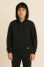 JAQUETA MOLETOM MENINO ZIPER CAPUZ PRETO BGR - Koltrim Kids