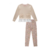Blusão Moletom Babado ML e Legging Rosa Claro Kukie - comprar online