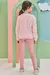 Conjunto blusa sherpa pêlo legging veludo kukie rosa - comprar online