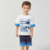 Imagem do Conjunto Infantil Bebe Camiseta Branca Short Casual Oliver