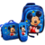 Mochila Infantil Carrinho Bolso Stitch Menina Rosa Importada