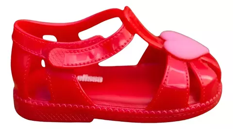 Mini Melissa Baby Hip Heart Sapatilha Com Coração Menina