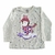 Camiseta Manga Longa Algodão menina maindra promoção - Koltrim Kids