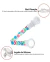Prendedor para Chupeta Buba Baby 3+ meses, shapes, sortido - comprar online