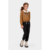 Conjunto moletom flanelado moda teen marrom/preto boca grand