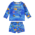 Conjunto de praia bebe camiseta sunga proteção solar Bg