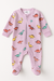 Pijama Macacão pekkle menina ziper duplo algodão importado na internet
