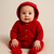 Macacão Tricô Orgânico Vermelho Bebê Botões Little Planet - comprar online