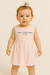 Vestido Infantil Tommy Hilfigher Rosa Regata - comprar online